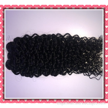 High Quality 100% Human Hair Weaving Jerry Curl 16" Brown Color #1b (HHJC161B)